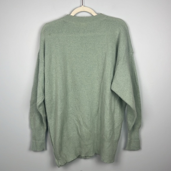 COS COB women’s large longline button detail vintage angora blend sweater - Picture 8 of 9